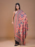 Women's Kalamkari Printed Outlined Wool Shawl